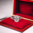 private link for Nancy 14k white gold 3.08 carrat oval cut lab diamond E VVS2 ring size 7