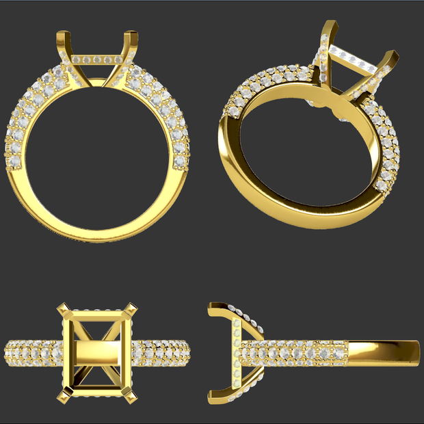 deposit private link for keyana james fletcher,loose diamond(customer provided) with yellow gold band, size 7
