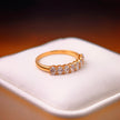 bd016 14k yellow gold band ring T:2.2 g, D:0.9 ct