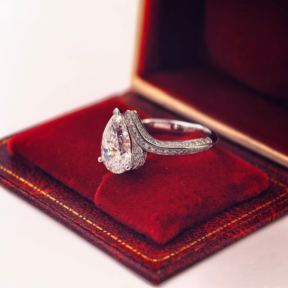private link for jordyn pr003 14K White Gold 2.04 Carat Pear Shape Lab-Grown Diamond E VVS2 Ring