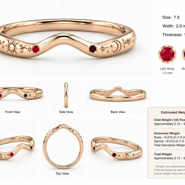 deposit private link for mamasweeta,carved pattern with colored diamons,yellow gold band, size 8.5
