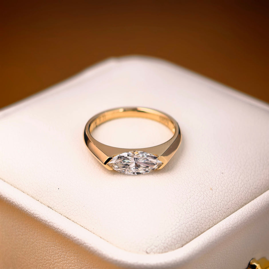 deposit link,private link for pedrohernandez0925,1ct E color VVS2 marquise cut diamond with 14k yellow gold band ring,size 5#