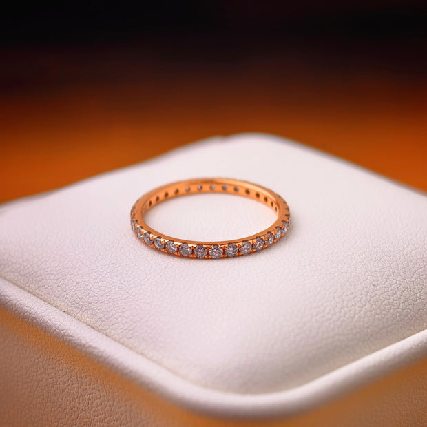 bd019 14k yellow gold band ring T:1.356 g, D:0.62 ct