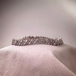 bt1010 14k white gold bracelet T:16.79 D:m3.91+3.04 ct size17#