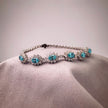 bt1006 14k white gold bracelet T:10.97 D:m4.52+3.47 ct size16