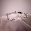 bt1008 14k white gold bracelet T:10.974 D:16.56 ct size17#