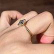 ps002 14K Yellow Gold 2.08 Carat Princess Cut Lab-Grown Diamond E VVS2 Solitaire Ring