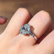 ol002 14k Gold 4.03 Carat Oval Cut Lab-Grown Diamond E VVS2 Three-Stone Ring