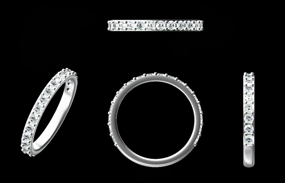 Private link for LEX, 2.5mm Ring with lab grown diamond, 50% deposite link