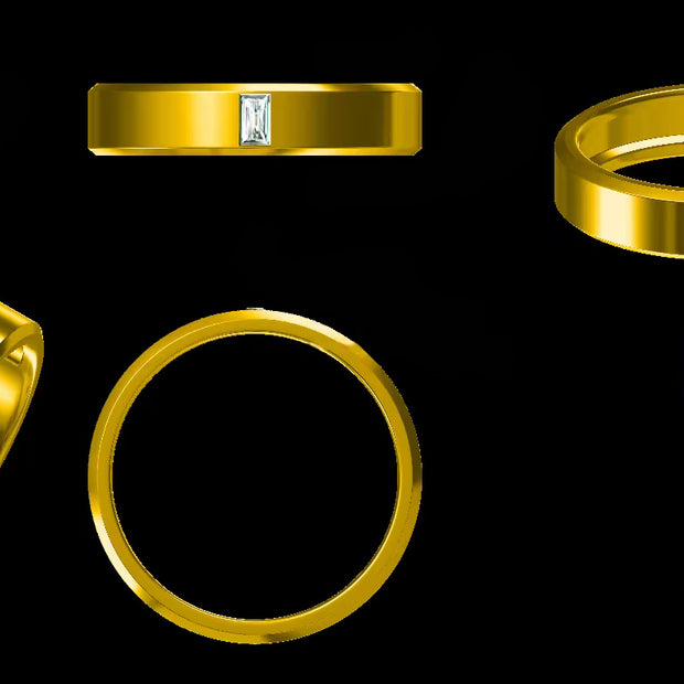 Private final payment link for LEX, MAN Ring with lab grown diamond and band